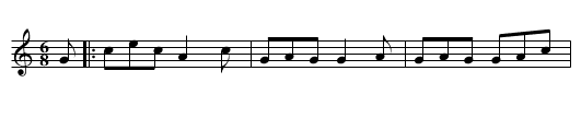 Taladh - staff notation