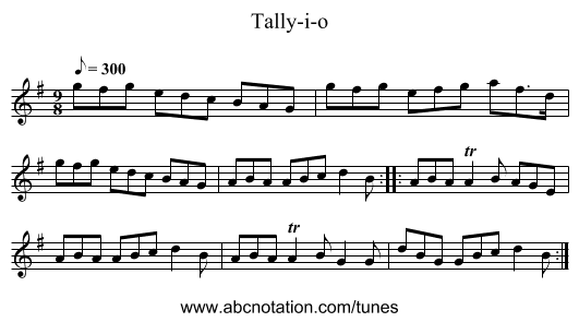 Tally-i-o - staff notation