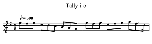 Tally-i-o - staff notation