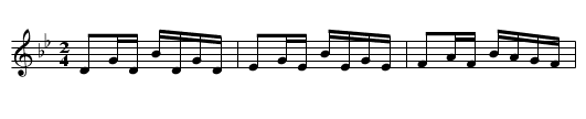 Tam Lin Reel - staff notation