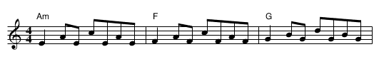 Tam Lin - staff notation