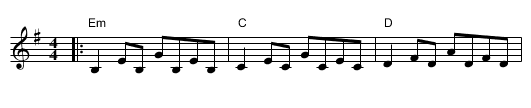 Tam Lin - staff notation