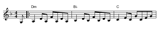 Tam Lin - staff notation