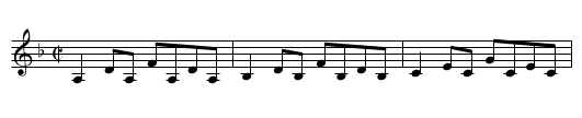 Tam Lin - staff notation
