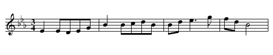 Tam za Warszawa na bloniu - staff notation