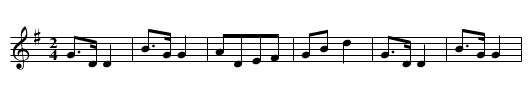 Tampet - staff notation