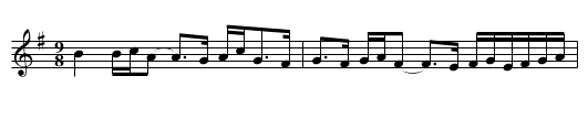 Tamzara - staff notation