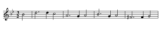 Tan buen ganadico - staff notation