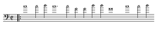 Tant que vivrai - staff notation