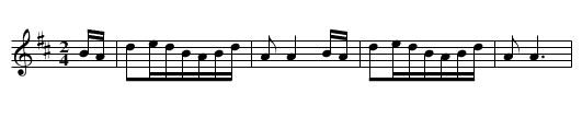 Taonan Xiaodiao - staff notation