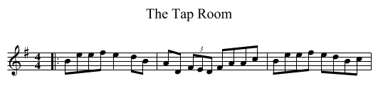 Tap Room, The  - staff notation