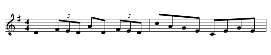 Tap the Barrel - staff notation
