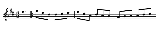 Tar Road to Sligo - staff notation