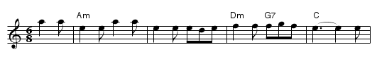 Tarantella Calabraise - staff notation