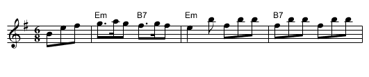 Tarantella Siciliana (Em) - staff notation