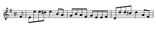 Tarbolton Lodge - staff notation