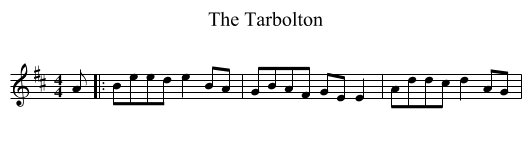 Tarbolton, The  - staff notation