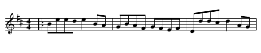 Tarbolton - staff notation