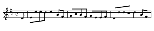 Tarbolton - staff notation