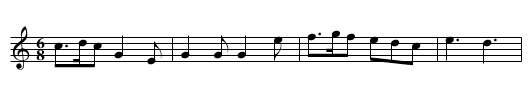 Tarry awhile - staff notation