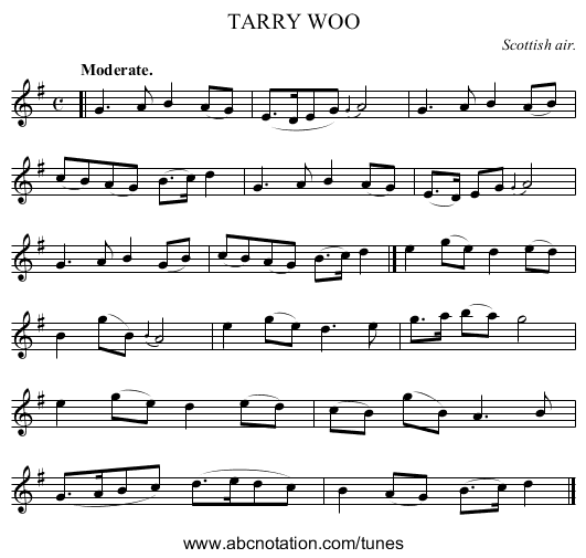 TARRY WOO - staff notation