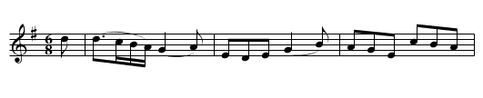 Tart ar an ól - staff notation