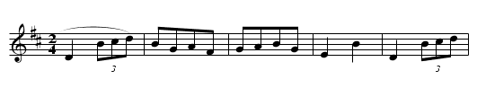 Tartar, The - staff notation