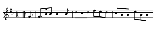 Tatter Jack - staff notation