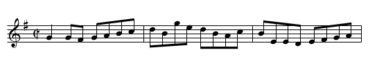 Teatotaller, The - staff notation