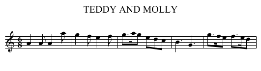 TEDDY AND MOLLY - staff notation
