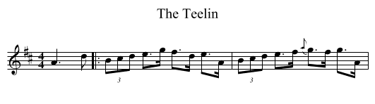 Teelin, The  - staff notation