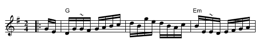 Teetotaler's Reel - staff notation