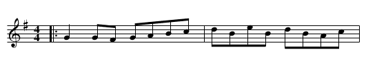 Teetotaler's, The - staff notation