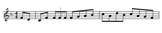 Teetotaller - staff notation