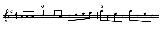 Teetotaller's Reel Descant - staff notation