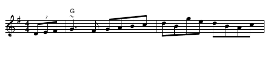 Teetotaller's Reel - staff notation