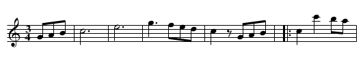 Tegernseer Laendler - staff notation