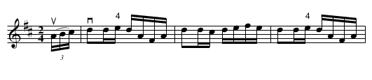 Telephone -- Hornpipe - staff notation