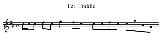 Tell Toddle - staff notation
