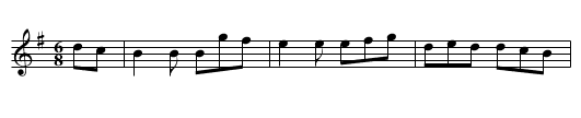 Tempest [1] - staff notation