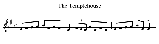 Templehouse, The - staff notation