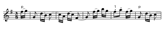 Tempo Waltz,The. CJF.217 - staff notation