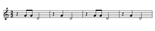 Ten O'Clock and All is Well - staff notation