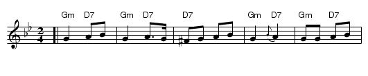 Tendre pays d'Armor - staff notation