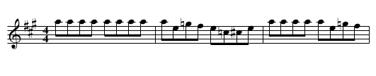 Tennessee Blues - staff notation