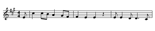 Tenting On the Old Camp-Ground - staff notation