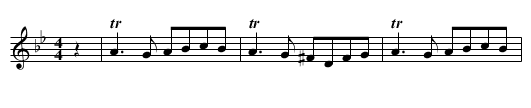 Terkisher - staff notation