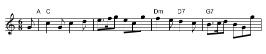 Terpsicourante [C] - staff notation