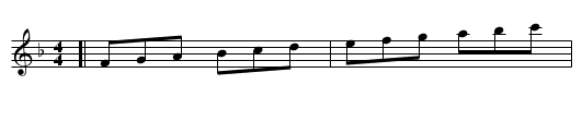 TEST: Alto Recorder high & low octave - staff notation