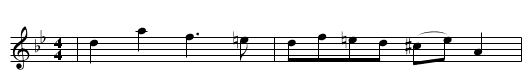 TEST: alto/viola part - staff notation